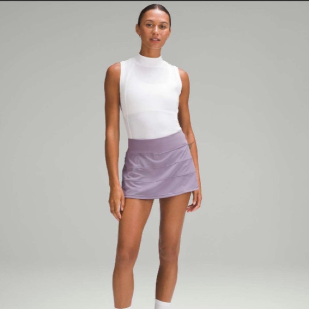 Lululemon Purple Ash Pace Rival Mid Rise Skirt size 4